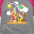 thumbnail image 3 of Paw Patrol - Skye Rubble Beach - Toddler & Youth Girls Raglan Graphic T-Shirt, 3 of 5