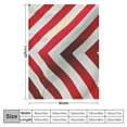 thumbnail image 4 of Fenyluxe Stripes Throw Blankets for Sofa Couch Cottagecore Room Decor All Seasons Flannel Material Blanket 40x50in, 4 of 6