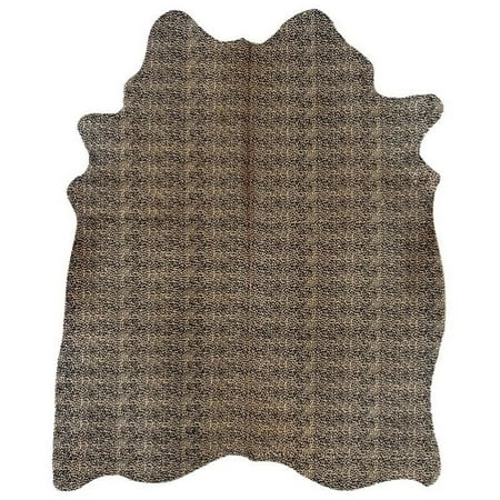 Beige Cowhide - Riverbay Furniture Hand Crafted Cow Hide Rug in Beige