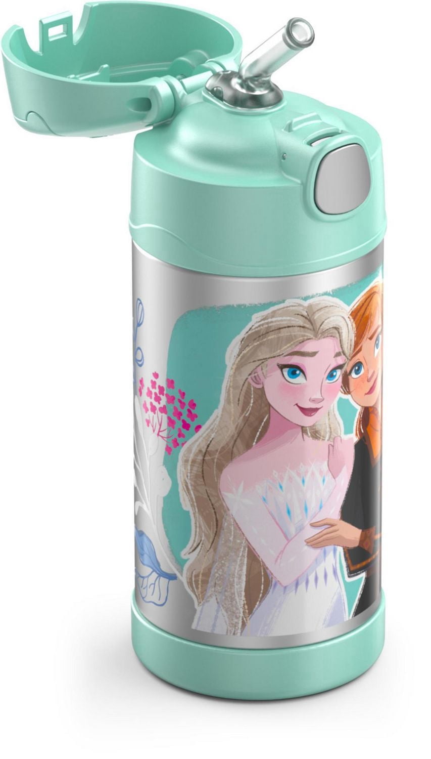 Thermos12 Oz Vacuum Insulated Funtainer Straw Bottle, Frozen