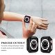 thumbnail image 3 of [2 Pack] Compatible for Apple Watch Case SE Series 6 5 4 44mm [NO Screen Protector], All-Around Protective PC Hard Bumper Cover Face for iWatch SE Series 6 5 4 44mm (Black/Wine, 44mm), 3 of 5