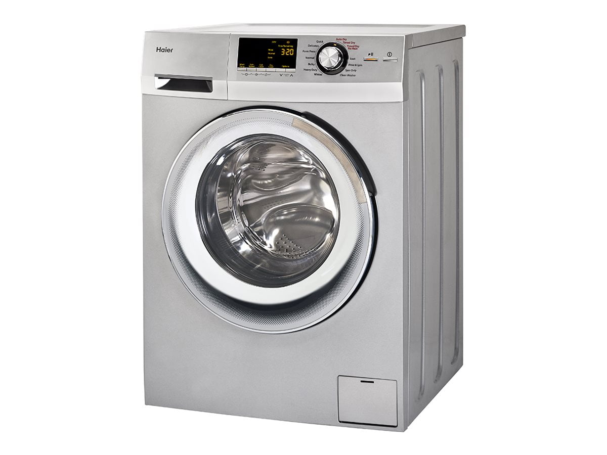 Haier HLC1700AXS Washer/dryer freestanding width 23.4 in depth