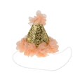 thumbnail image 2 of 1 Pieza Gorra Accesorios para cabellero de Bebé Dulces Accesorio Decorativo Perfecto de Fotografía Rosa de la cáscara BLESIY Tapa de cumpleaños de la corona de los niños, 2 of 6