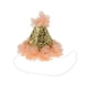 thumbnail image 2 of Sombrero Del Brillo Diadema Diadema Con Banda Elástica Para Bautizo Cumpleaños Y De Navidad - la cáscara, tal se describe Rosa de la cáscara Gloria Tapa de cumpleaños de la corona de los niños, 2 of 6