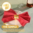 thumbnail image 3 of 8 Pcs Napkin Buckle The Ring Kitchen Decorations Gifts for An Anniversary Napkins Table Banquet, 3 of 6