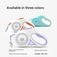 thumbnail image 4 of 3meters Pets Dog Leashes Led Light Retractable Leash Night Safety Automatic Extension Lead Large Medium, 4 of 8