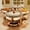 Rose Golden, variant on Round Chafing Dish Buffet Hot Pot with Lid, 95% Pre-Assembled Heat Retaining Food Warmer for Catering Banquet