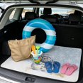 thumbnail image 2 of Qpednta Dustproof Cute Snowman Trunk Mat 29"x39" Cargo Liner for SUV, Durable Polyester Carpet Non-Slip Easy Clean Sand Mud Resistant Rear Cargo Protector Car Accessories Fits Sedan Truck, 2 of 7