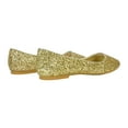 thumbnail image 2 of XY London Womens Karissa Glitter Flat Ballerina Flats, 2 of 4