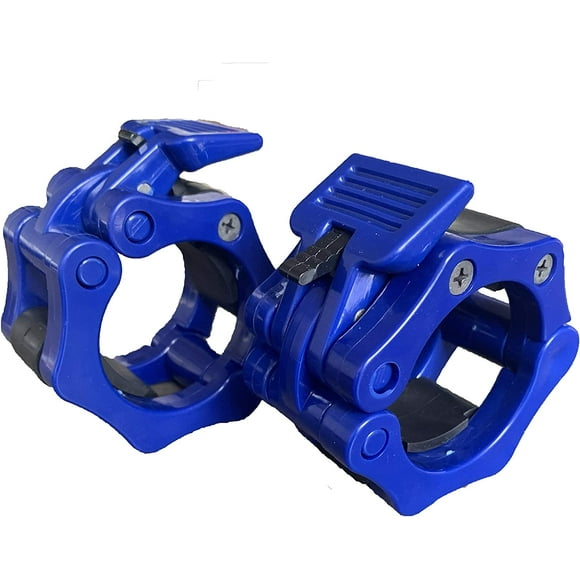 Olympic Barbell Clamps 2 Inch Quick Release Locking Pair of Pro Weight Collars for Olympic Bars and Weight Plates (Set of 2)