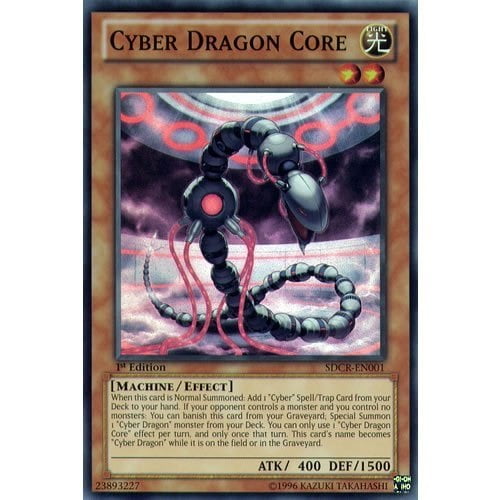 1 X Cyber Dragon Core SDCR-EN001 New Super 1st X 1 Mint Cyber Dragon Revolution
