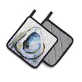thumbnail image 2 of Aqua Sand Oyster Pair of Pot Holders, 2 of 4