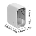 thumbnail image 3 of shyuyusa Punch Free Wall Hanging Toothbrush Storage Rack, Multi Compartment Toiletry Organizer, Space Saving Shelf for Bathroom Vanity Area, 3 of 6