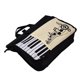 thumbnail image 2 of Bolso de mano para teclas de piano, bolsas de compras de hombro para pianos impermeables con correas para profesores Unbranded 1310210109511, 2 of 8