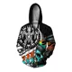 thumbnail image 3 of Novedades en sudaderas con capucha y cremallera con estampado de calavera personalizado de moda para hombre, sudaderas con capucha deportivas de ocio para hombre, modernas y versátiles para hombre, 3 of 5