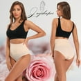 thumbnail image 6 of Joyshaper Tummy Control Shapewear High Waist Brief Underwear Seamless Smooth Body Shaper Beige-S, 6 of 8
