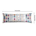 thumbnail image 6 of Boho Long Body Pillow Cover – Soft & Breathable Ethnic Fabric, Hidden Zipper, 20"x54", Stylish Abstract Tribal Print – Gift for Side Sleepers, Pregnancy, Home Decor, 6 of 7