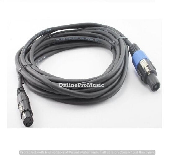 speakon extension cable