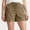 *Coffee, variant on Women's Lightweight High Waisted Drawstring Shorts with Pockets ,Casual Summer Shorts Green,Women's Plus XXXL