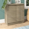 thumbnail image 2 of Evelyn&Zoe Presque 30" Wide Rectangular Accent Cabinet, Antiqued Gray Oak, 2 of 9