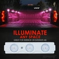 thumbnail image 5 of Xprite USA DL-001-L3-PE 8 LED Rock Light Pods Truck Bed Lighting Kit with Switch - Purple, 5 of 8