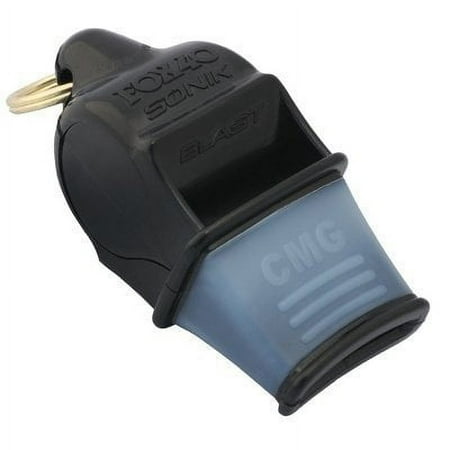 UPC: 0066143999335 | Fox 40 Sonik Blast CMG Official Whistle with Break Away Lanyard (Black)