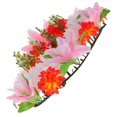 thumbnail image 2 of LOLIPPYY Artificial Flower Wreath for Graveyard, Mourning Garland Decoration, and Realistic Memorial Wreath, 2 of 7