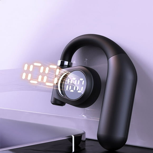 Écouteurs Bluetooth pour Entreprise, Casque Oreille Ouverte OWS, Longue Autonomie, Affichage de l'Alimentation à DEL, Réduction Intelligente du Bruit, Son Hi‐Fi, Bluetooth 5.3, Étanchéité IPX3, Écouteurs de Sport, 48 H d'Autonomie en Conversation