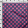 thumbnail image 2 of oneOone Cotton Silk Fabric Tartan Check Fabric Prints By Yard 42 Inch Wide, 2 of 4