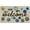 Blue-evil Eye, variant on Evil Eye Doormat Psychedelic Evil Eye Welcome Mat Low-Profile Non-Slip Throw Rug for Porch Front Door Floor Indoor Outdoor Entrance Decor Burlap 17 X 30 Inch
