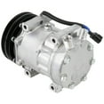 thumbnail image 2 of AC Compressor & 132mm Double V-Belt A/C Clutch Replaces Sanden SD7H15 4752 w/ 12v Coil & 2-Wire Clutch Switch - BuyAutoParts, 2 of 7