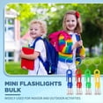 thumbnail image 4 of de Mini Linterna de 100 Piezas a Granel para NiñOs, de Antorcha de Colores Surtidos, Linternas, LED, Recuerdo de Fiesta de Camping, 4 of 5