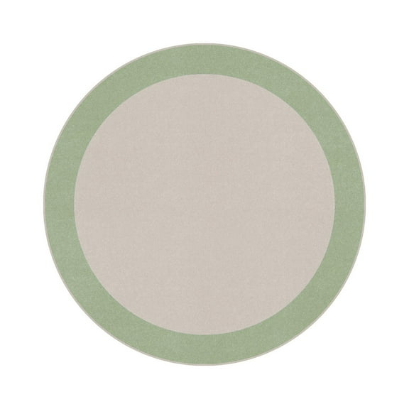 Joy Carpets 2027E-02 Easy Going Round Area Rug  Sage - 7 ft. x 7 in.