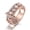 Rose Gold, variant on Women 925 Silver Wedding Rings Jewelry White Sapphire Ring