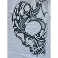 thumbnail image 3 of Men's Hanes Printed Skull Tattoo Graphic Short Sleeve T-Shirt, 3 of 5