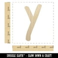 thumbnail image 2 of Letter Y Uppercase Felt Marker Font Wood Shape Unfinished Piece Cutout Craft DIY Projects - 4.70 Inch Size - 1/8 Inch Thick, 2 of 7
