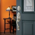 thumbnail image 3 of Baldwin 853451022LH Landon Single Cylinder Two Point Left Handed Handle Set with Wave Interior Lever, Oil Rubbed Bronze, 3 of 4