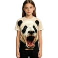 thumbnail image 3 of 3D Pattern Print T-Shirt for Boys Funny Animal's Shock Face Full Print Shorts Sleeve Tees Crew Neck Summer Tops, 3 of 5