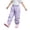 Purple, variant on Antinious Toddler Solid Waterproof Side Pocket Versatile Outdoor Full Length Pants
