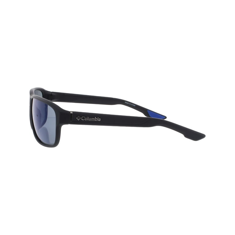 Columbia Mens Ridgestone Non-Polarized Rectangle Sunglasses Blue