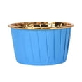 thumbnail image 1 of 50 piezas de revestimientos para cupcakes Wosthever impermeable resistente al calor azul, 1 of 6