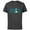Charcoal, variant on Disney Mickey and Friends Donald Duck Lettering Classic - Short Sleeve Cotton T-Shirt for Adults - Customized-Black