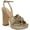 Gold Disco Leather, variant on Sam Edelman Womens Kristen Suede Ankle Strap Platform Sandals