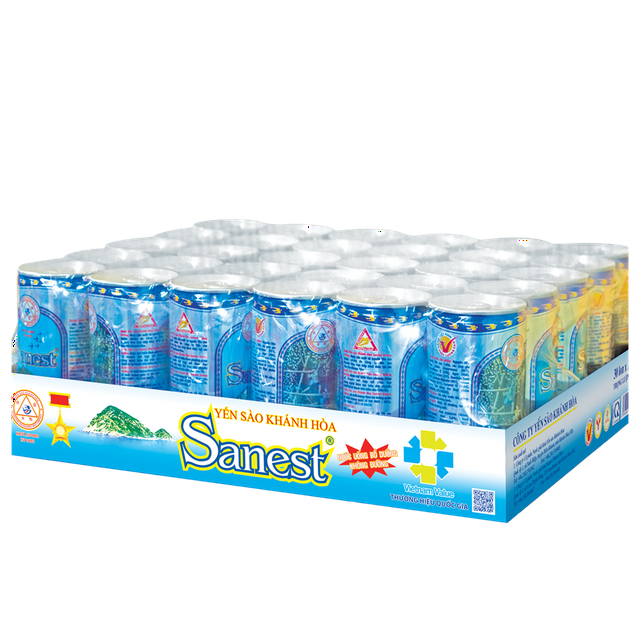 Sanest Khanh Hoa - Sans Sucre - Boîte de 30 Canettes