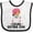 White and Black, variant on Inktastic Future Softball Star Cute Girls Girls Baby Bib