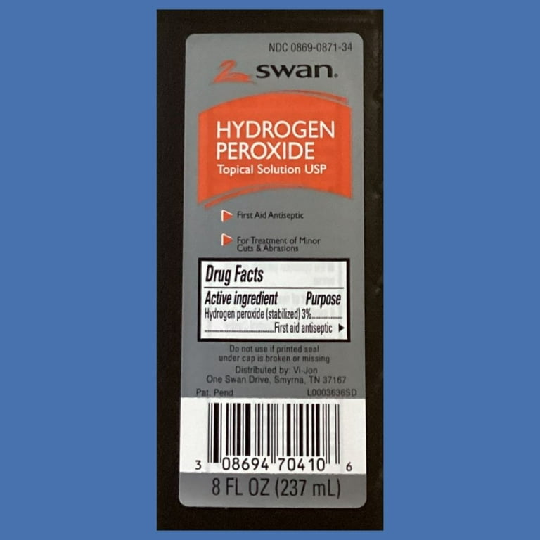 Swan Hydrogen Peroxide Topical Solution, 16 oz 