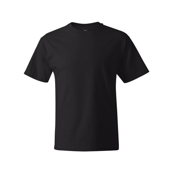 Hanes Beefy-T Men`s Short-Sleeve T-Shirt - Best-Seller! (Pack of 9) 9 Black