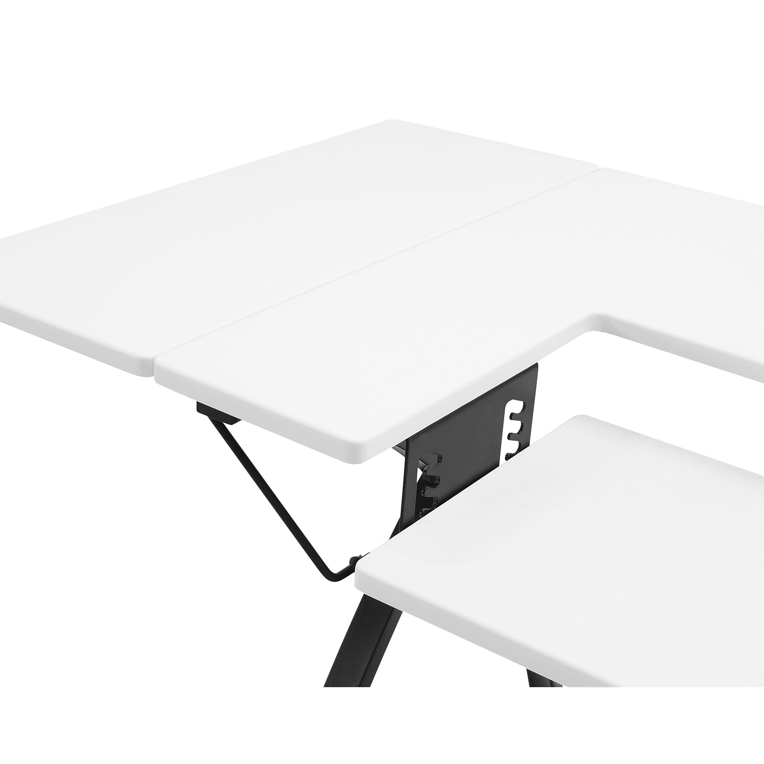 Sew Ready 13332 Comet Modern Sewing Table in Black / White - image 2 of 7