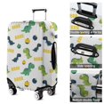 thumbnail image 5 of White Cartoon Dinosaurs Pumpkins Pattern Luggage Cover Fashion Suitcase Cover Baggage Covers Fit 25-28 Inch Luggage (Go Travel), 5 of 5