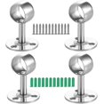 thumbnail image 1 of 4Pcs Curtain Rod Bracket, Wardrobe Tube Bracket, Rod End Bracket, Hanging Rod Bracket, for Wardrobe Bracket, Curtain Rod, Clothes Rod, 1 of 5